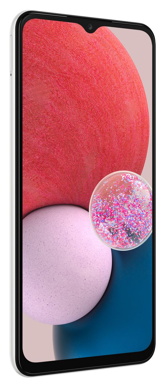 Galaxy A13 64 GB 4G Smartphone 16,8 cm (6.6 Zoll) 1,8 GHz Android 50 MP Vierfach Kamera Dual Sim WiFi 5  (Weiß) 
