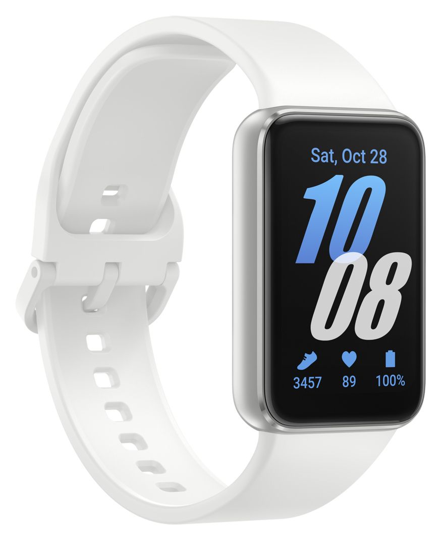 Galaxy Fit3 Digital 40 mm Smartwatch Rechteckig IP68 312 h  (Silber) 