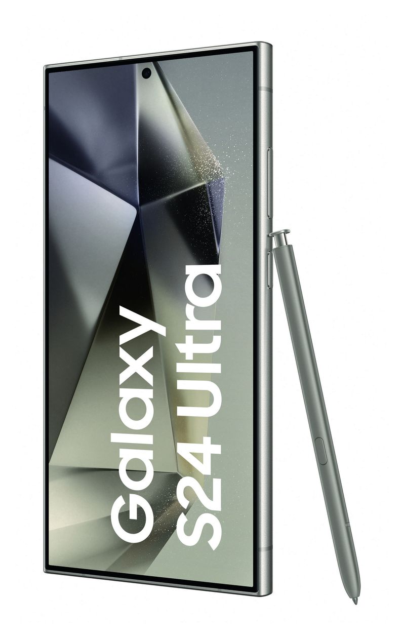 Galaxy S24 Ultra 256 GB 5G Smartphone 17,3 cm (6.8 Zoll) 3,1 GHz Android 200 MP Vierfach Kamera Dual Sim WiFi 7  (Grau, Titan) 