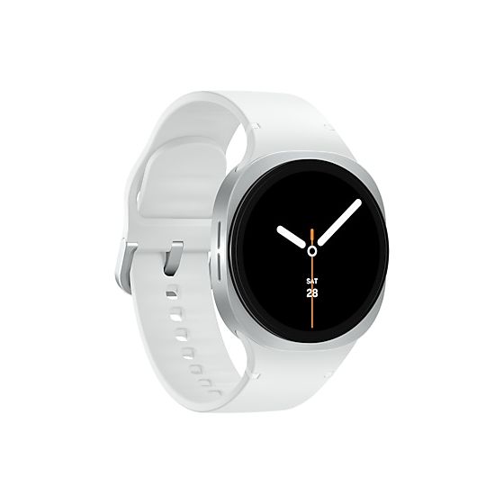 Galaxy Watch8 Digital 40 mm Smartwatch Rund IP68 327 ppi 4G  (Silber) 