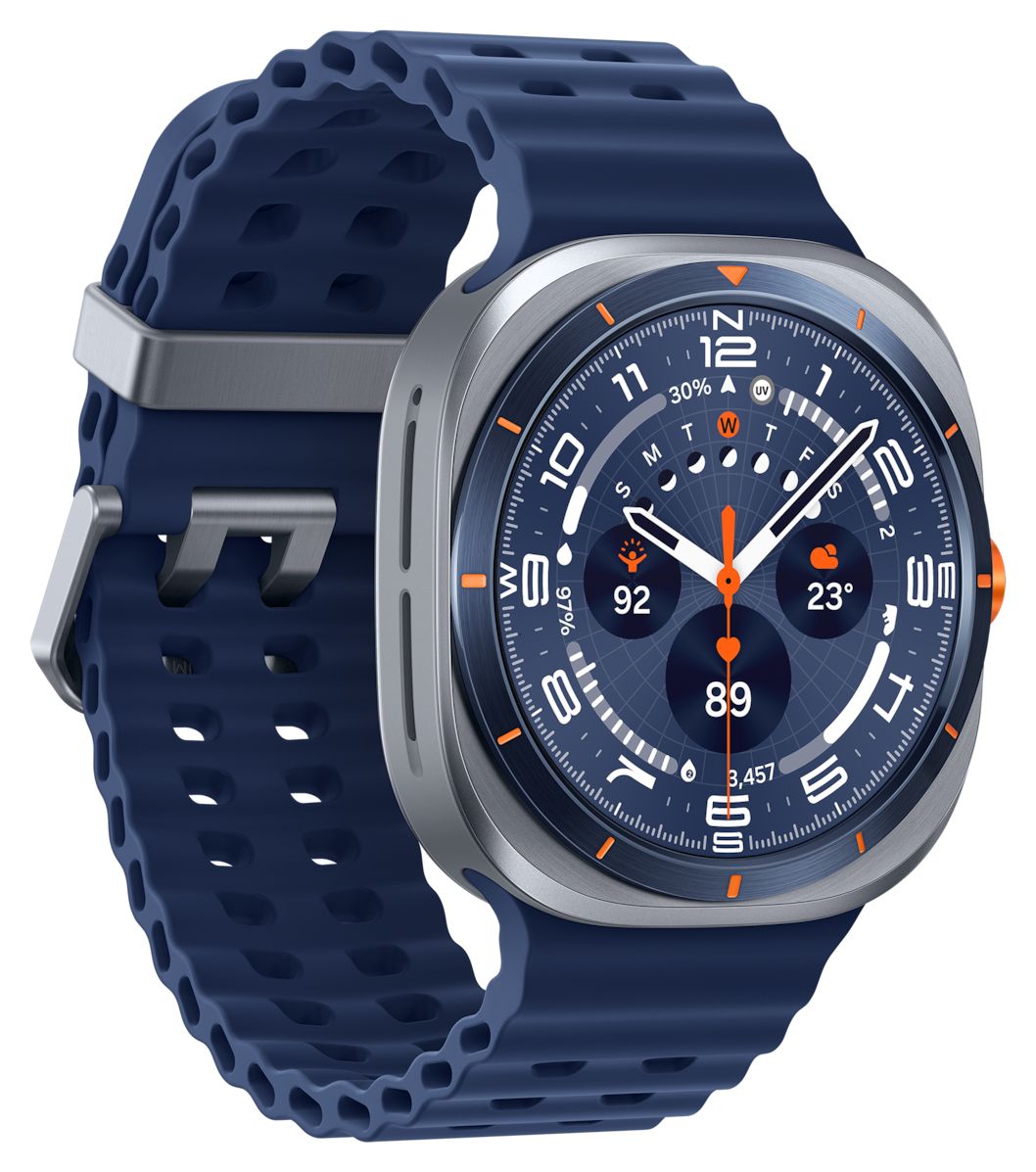 Galaxy Watch Ultra (2025) Digital 47 mm  Smartwatch Rund IP68 327 ppi 4G  (Silber) 