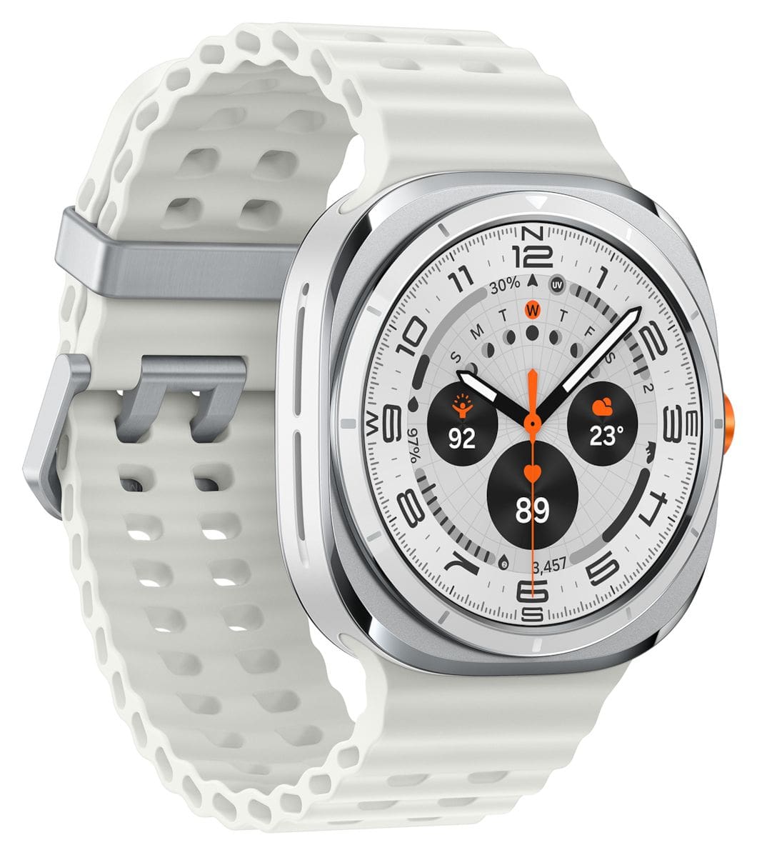 Galaxy Watch Ultra Digital 47 mm  Smartwatch Rund IP68 327 ppi 4G  (Weiß) 