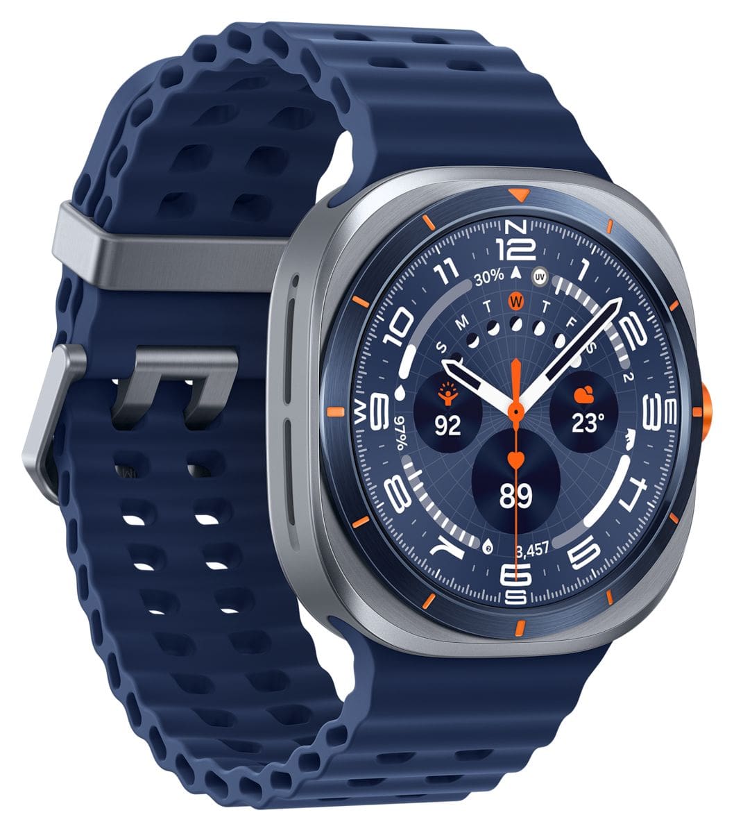 Galaxy Watch Ultra Digital 47 mm  Smartwatch Rund IP68 327 ppi 4G  (Silber) 