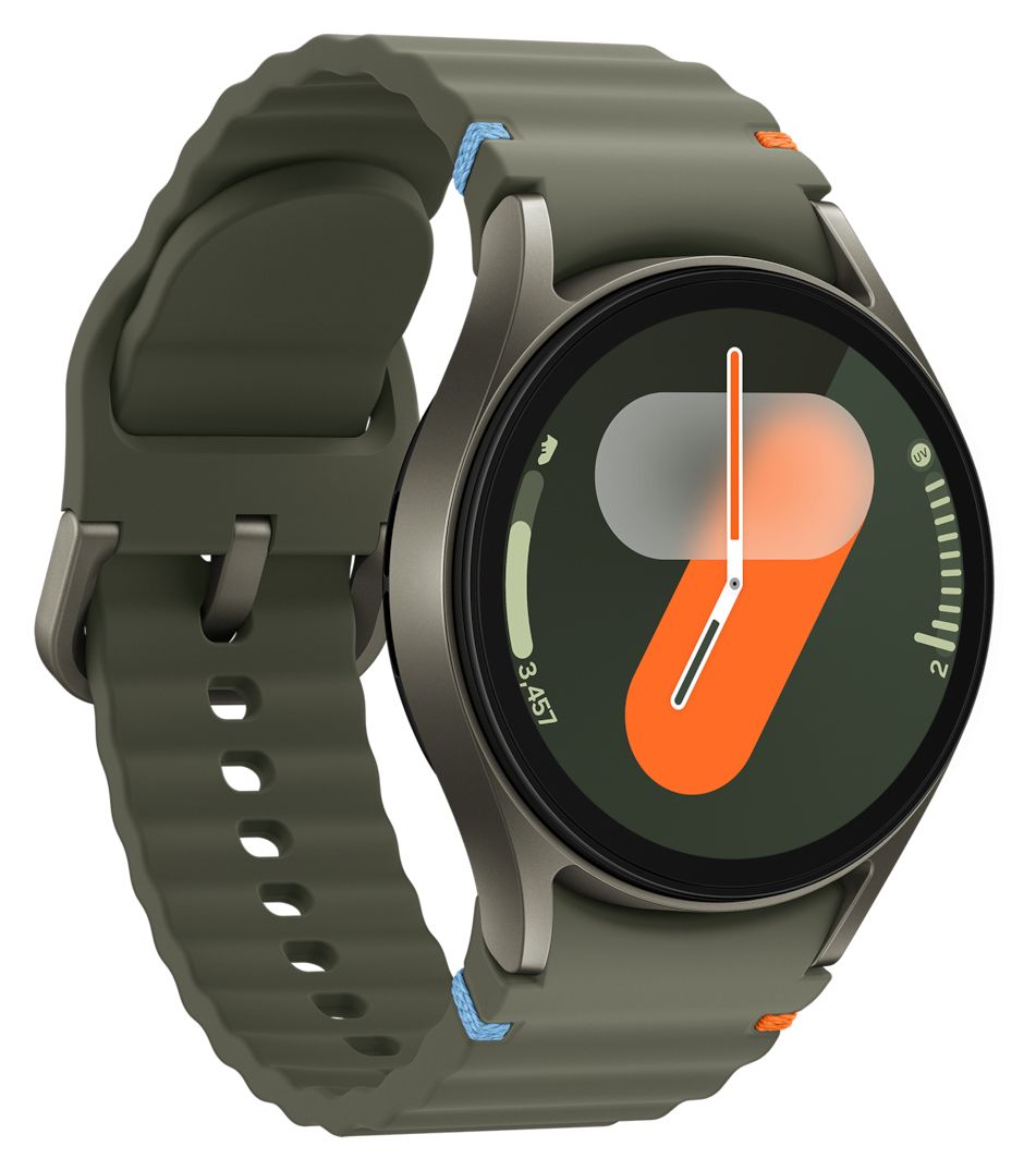 Galaxy Watch7 Digital 40 mm S/M Smartwatch Rund IP68 330 ppi 4G  (Grün) 