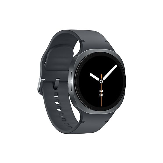 Galaxy Watch8 40 mm Smartwatch Rund IP68 327 ppi 4G  (Graphit) 