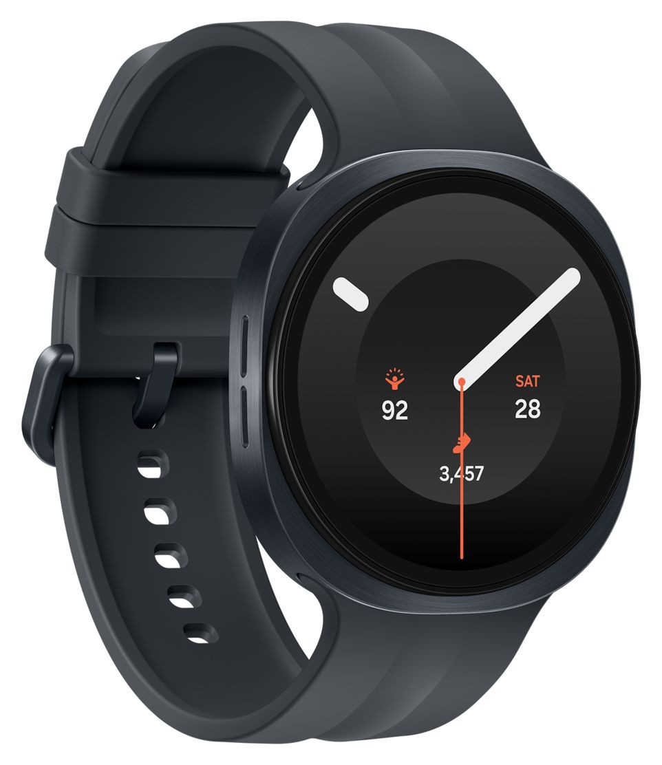 Galaxy Watch9 Digital 44 mm Smartwatch Rund IP68 327 ppi  (Graphit) 