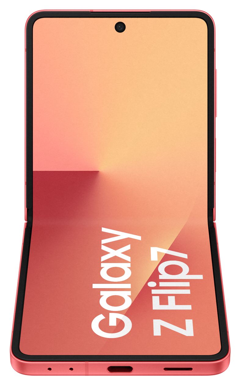 Galaxy Z Flip7 512 GB 5G Smartphone 17,5 cm (6.9 Zoll) 2,74 GHz Android 50 MP Dual Kamera Dual Sim WiFi 7 (Coralred) 