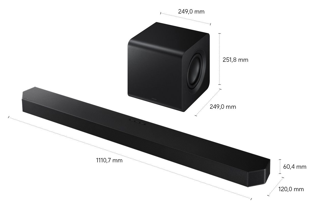 HW-Q810GH Soundbar 5.1.2 Kanäle  (Schwarz) 