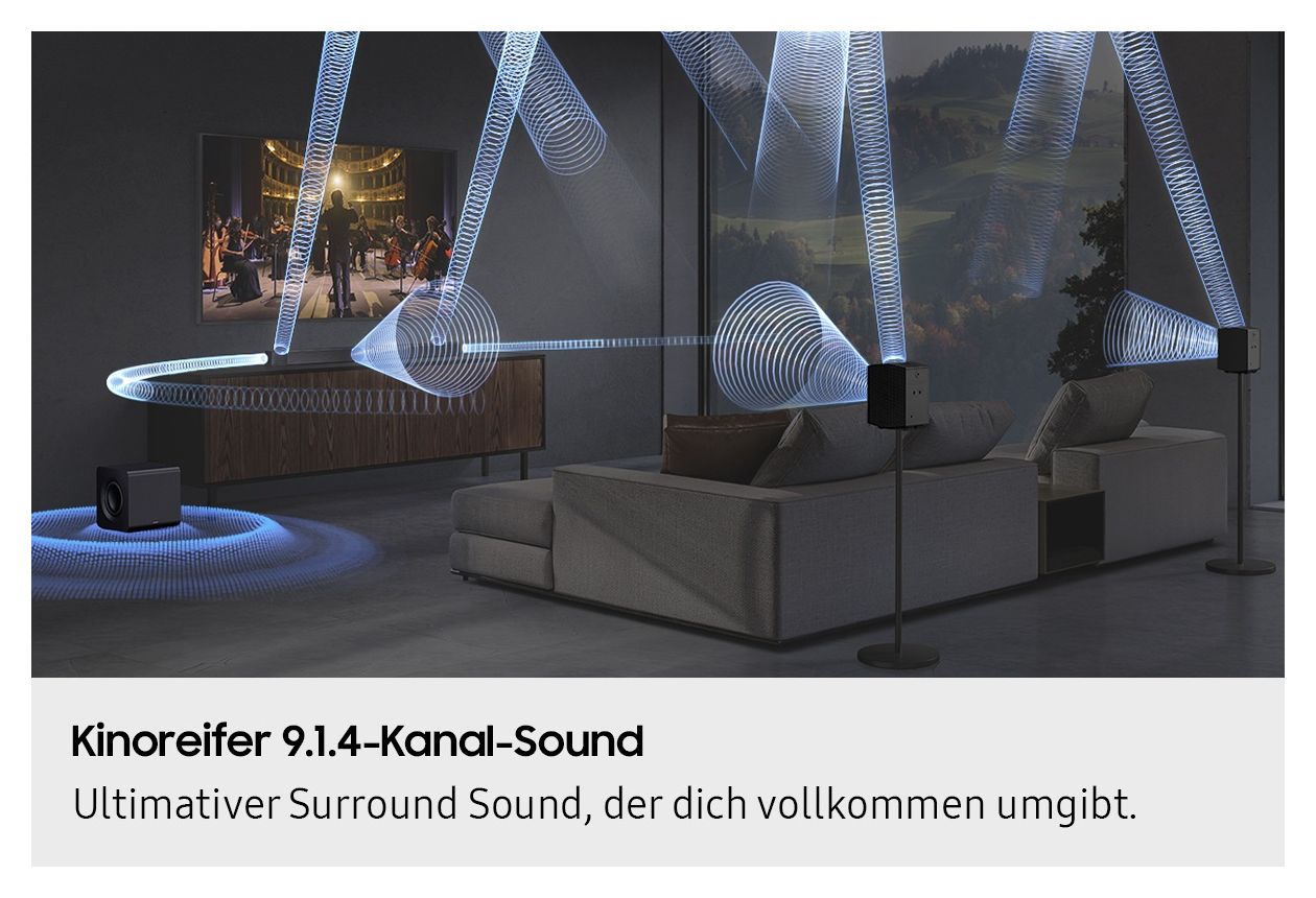 HW-Q935GF/ZG Soundbar 9.1.4 Kanäle  (Schwarz, Titan) 