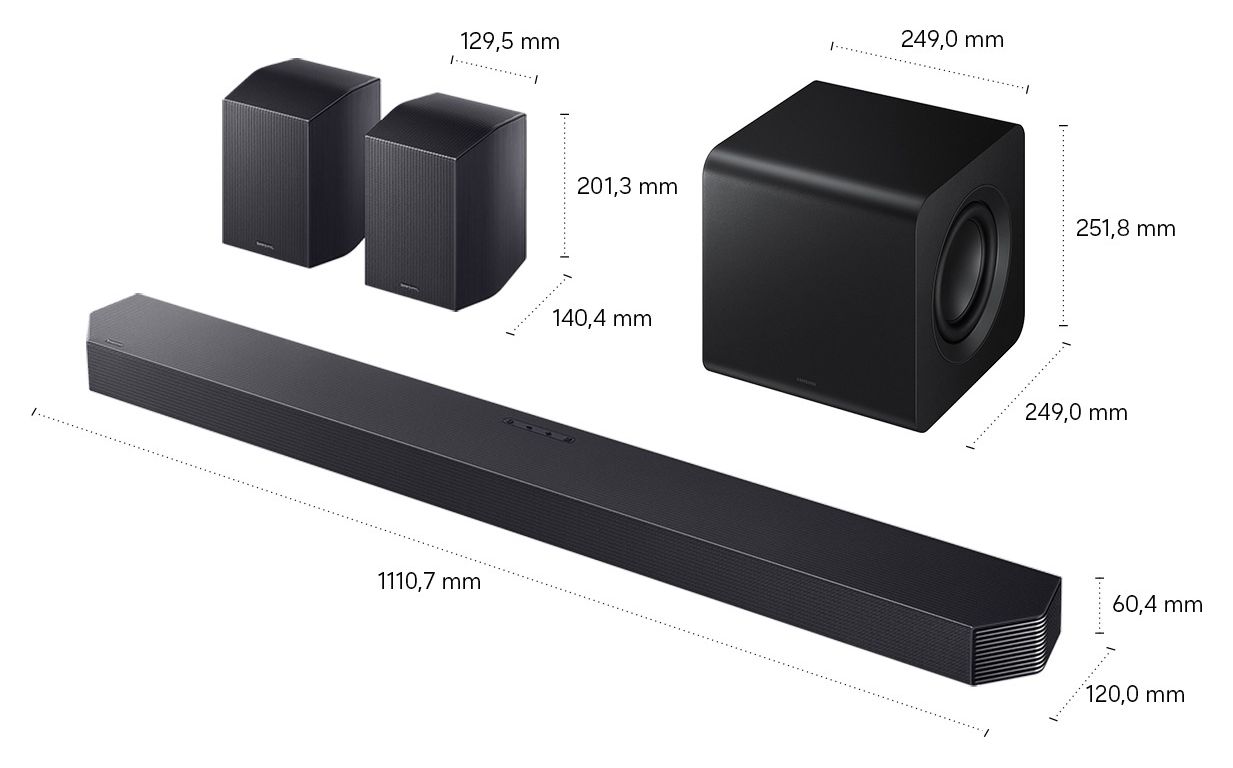 HW-Q935GH Soundbar 9.1.4 Kanäle  (Schwarz, Titan) 