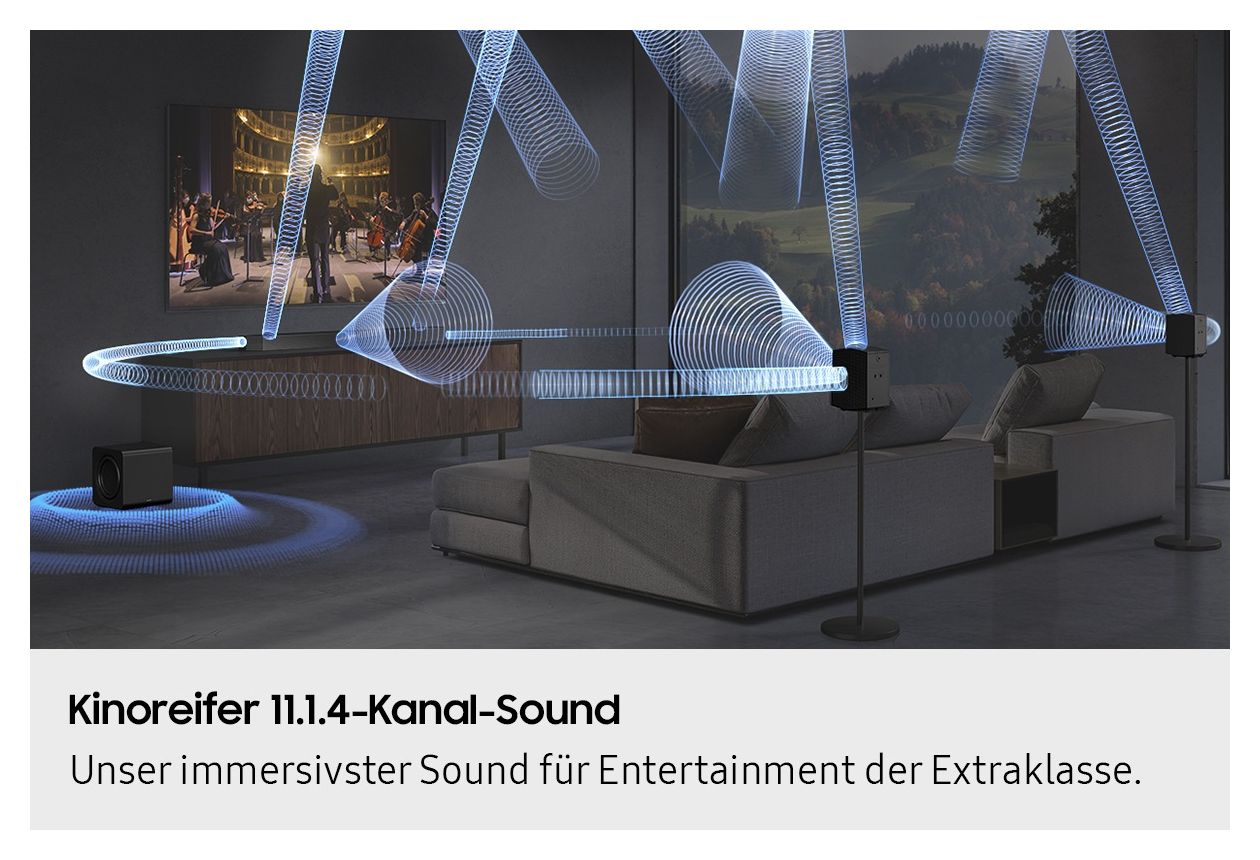 HW-Q995GF/ZG Soundbar 11.1.4 Kanäle  (Titan, Schwarz) 