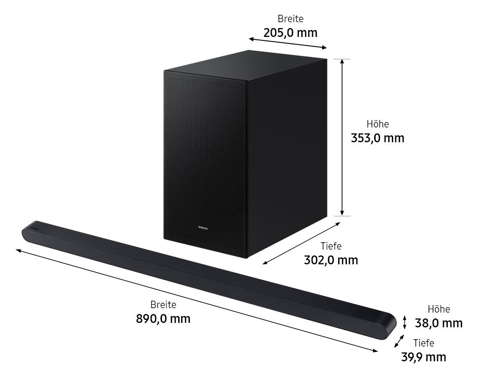 HW-S710GD Soundbar 250 W 3.1 Kanäle  (Schwarz, Titan) 