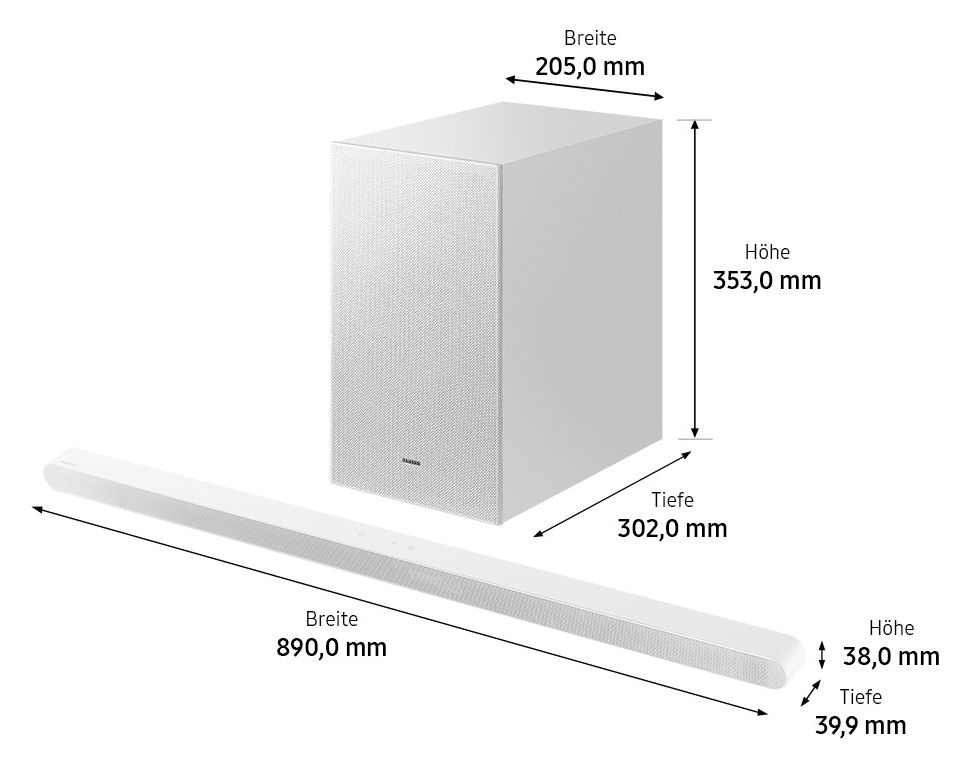 HW-S711GD Soundbar 250 W 3.1 Kanäle  (Weiß) 