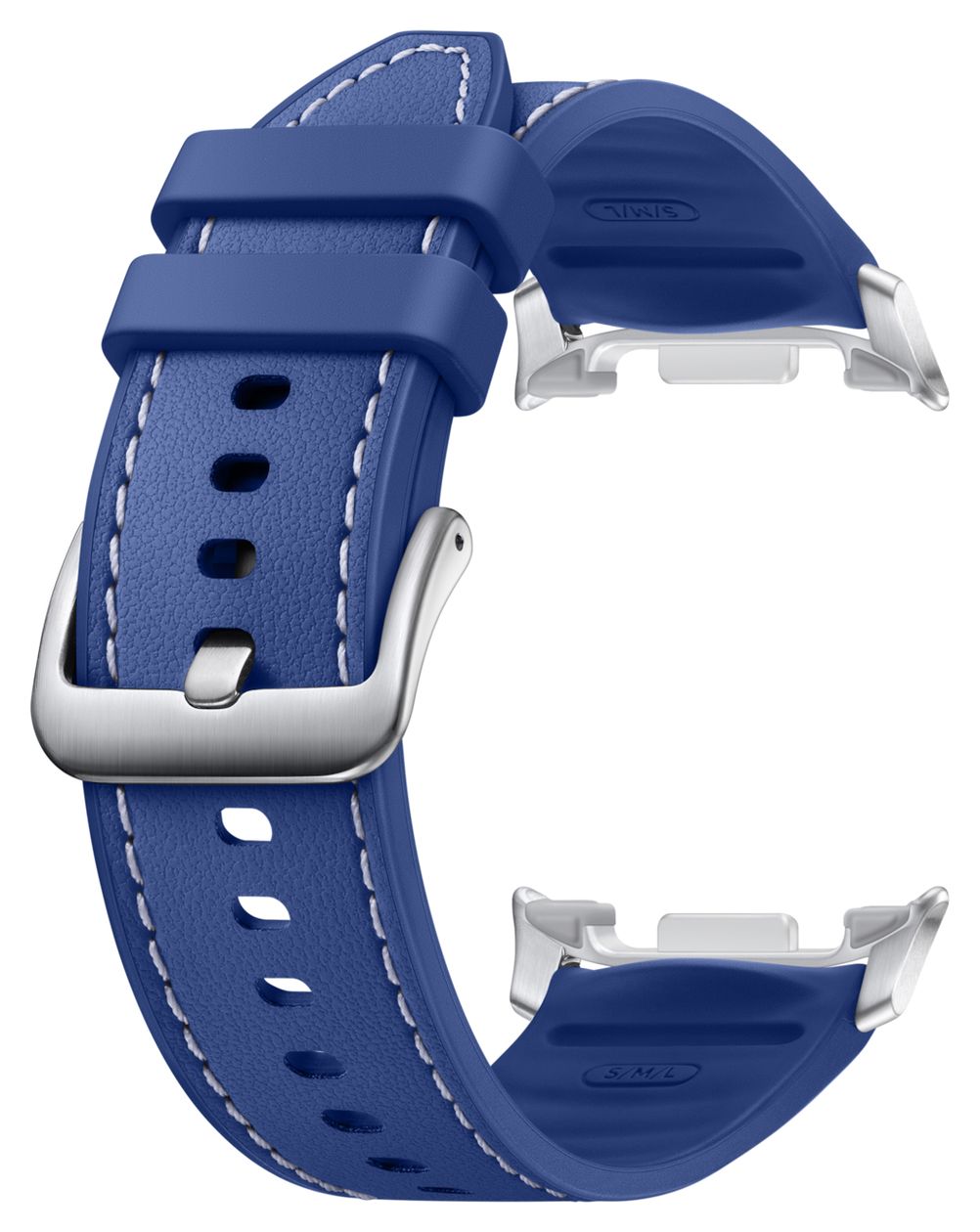 Hybrid Band Armband S/M & M/L Samsung Galaxy Watch8 | Watch8 Classic  (Blau) 