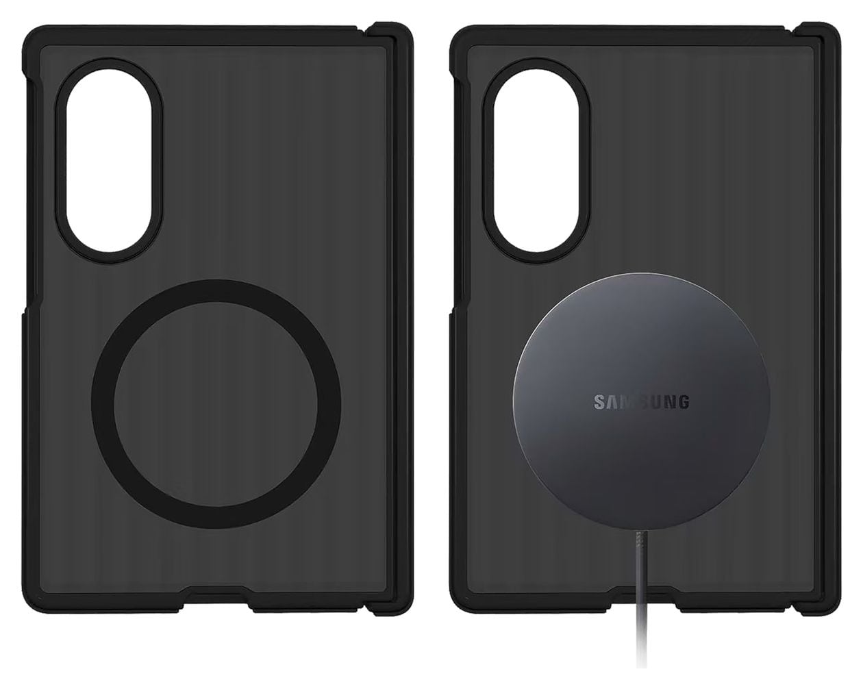 Hybrid Shield Magnet Case Cover für Samsung Galaxy Z Fold8  (Schwarz) 