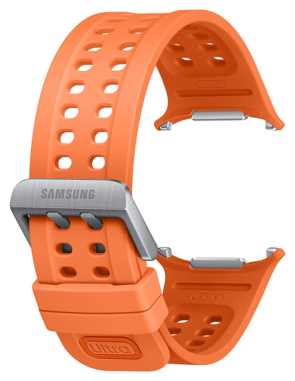 Marine Band Armband  50 mm Samsung Galaxy Watch Ultra2  (Orange) 