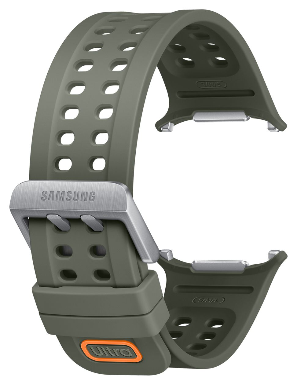 Marine Band Armband  50 mm Samsung Galaxy Watch Ultra2  (Olive) 