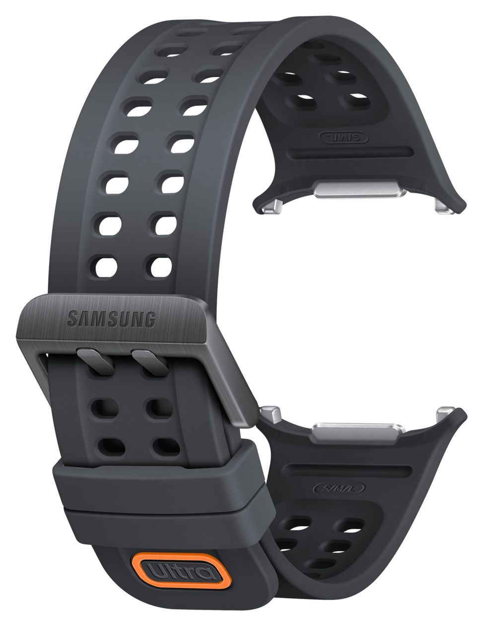 Marine Band Armband  50 mm Samsung Galaxy Watch Ultra2  (Schwarz) 