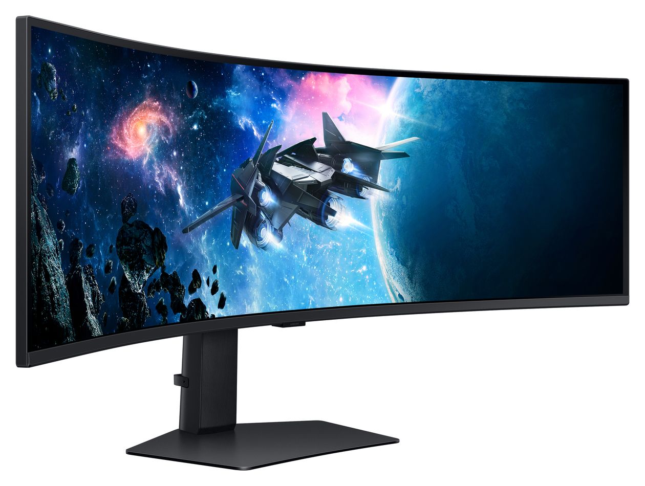 Odyssey G9 LS49CG954EUXEN Quad HD Monitor 124,5 cm (49 Zoll) 32:9 1 ms 450 cd/m²  (Schwarz) 