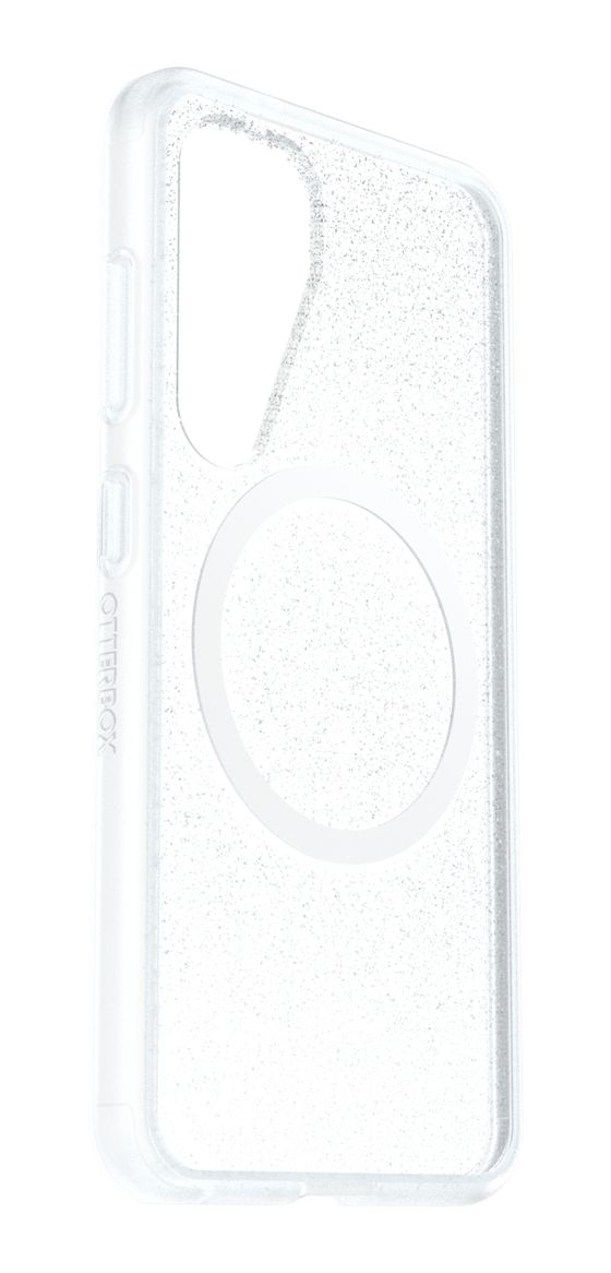 Otterbox React Series Case mit Magnet Cover für Samsung Galaxy S25 (Schwarz, Transparent) 