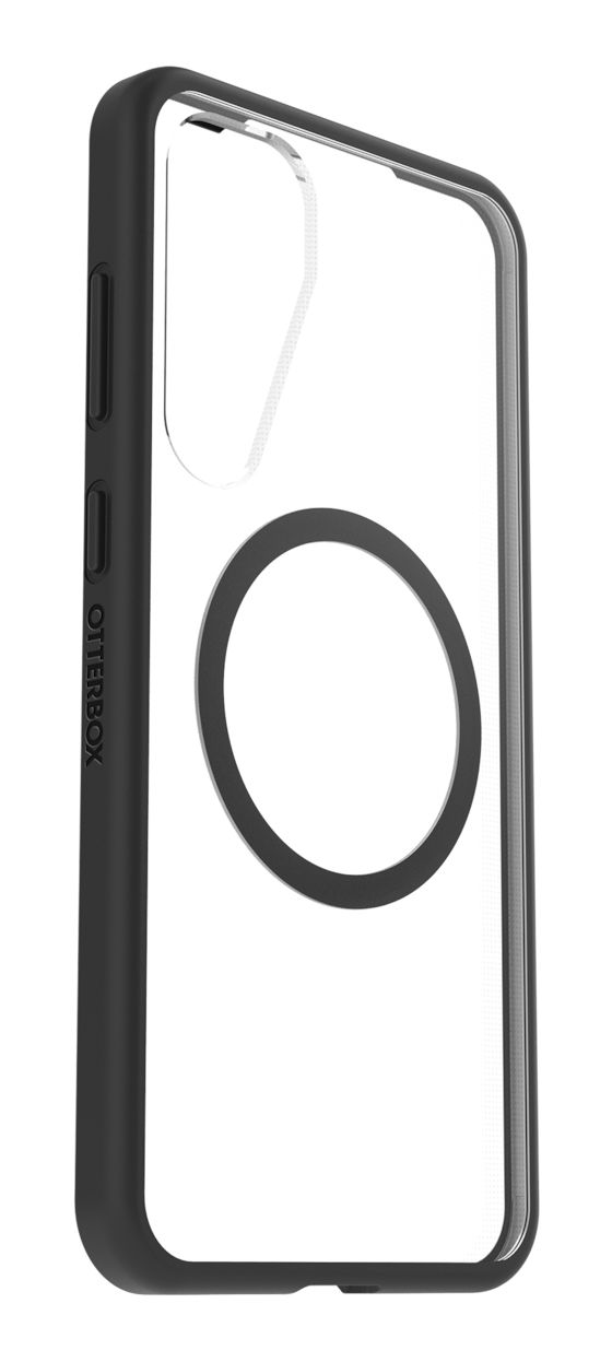 OtterBox React Series Case Cover für Samsung Galaxy S25+ (Schwarz, Transparent) 