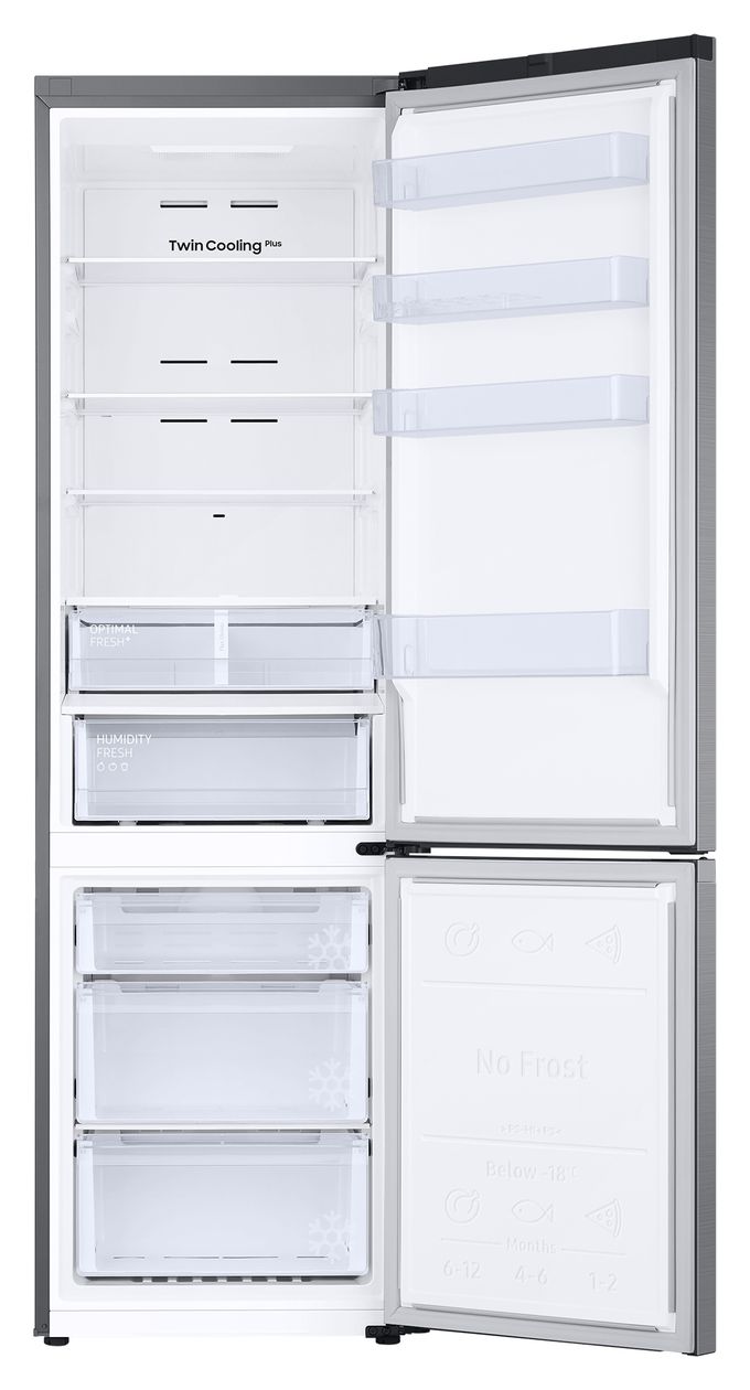 RB38T607BS9 273 l / 114 l Kühl-Gefrierkombi freistehend NoFrost 134 kWh Jahr  (Edelstahl) 