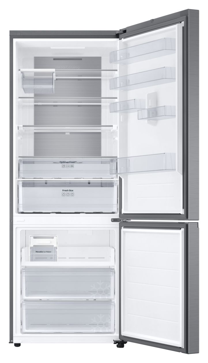 RB53DG706BS9EF 370 l / 168 l Kühl-Gefrierkombi freistehend NoFrost 159 kWh Jahr  (Edelstahl) 