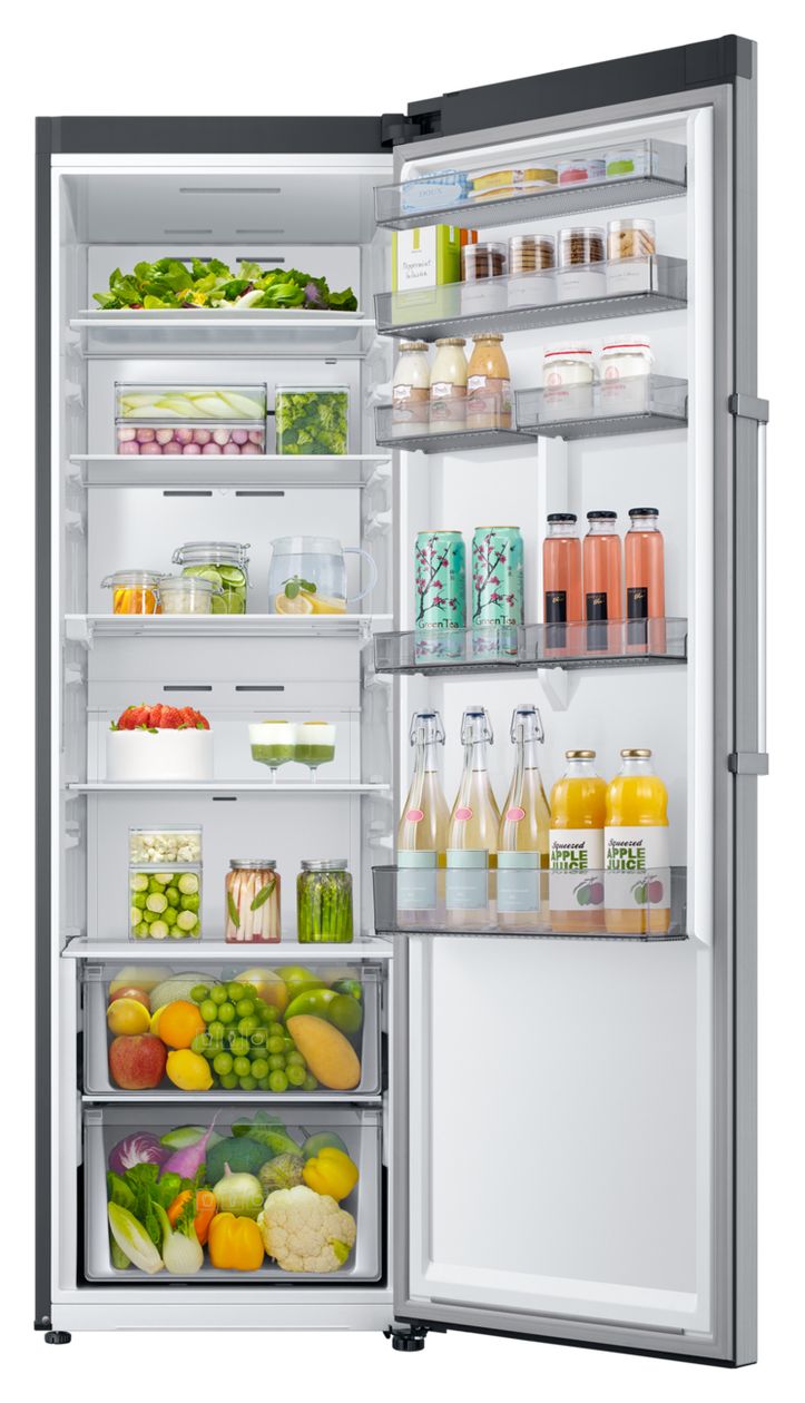 RR39C7BG7S9 387 l Kühlschrank freistehend EEK: C 77 kWh Jahr  (Edelstahl) 