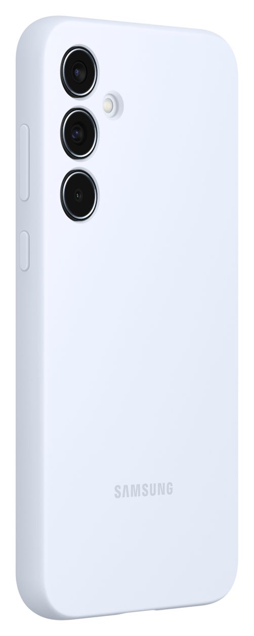Silicone Cover für Samsung Galaxy A35  (Hellblau) 