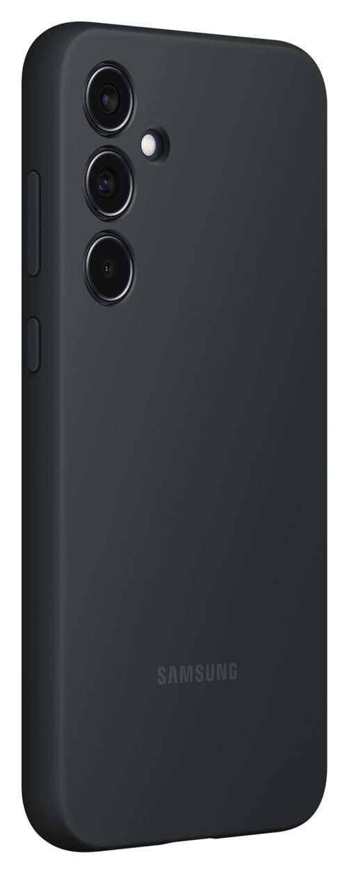 Silicone Cover für Samsung Galaxy A35  (Schwarz) 
