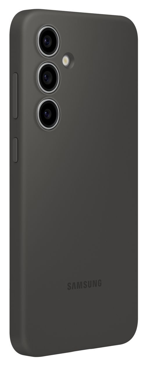 Silicone Case Cover für Samsung Galaxy S24 FE  (Schwarz) 