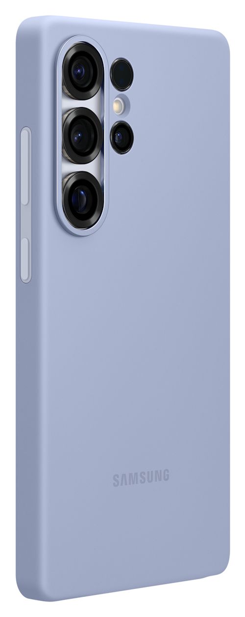 Silicone Case Cover für Samsung Galaxy S25 Ultra  (Hellblau) 