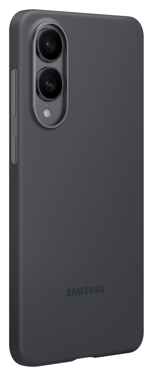 Silicone Case Cover für Samsung S25 Edge  (Schwarz) 