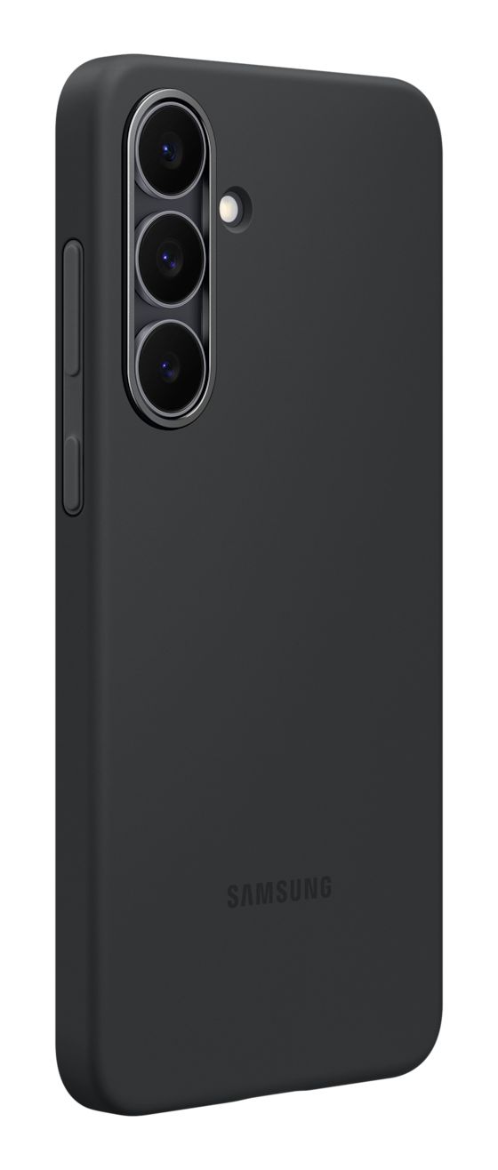 Silicone Case Cover für Samsung Galaxy S25 FE  (Schwarz) 