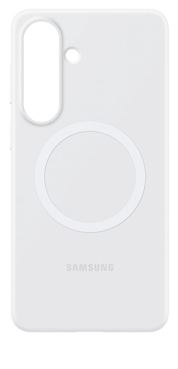 Silicone Magnet Case Cover für Samsung Samsung S26 Plus  (Weiß) 