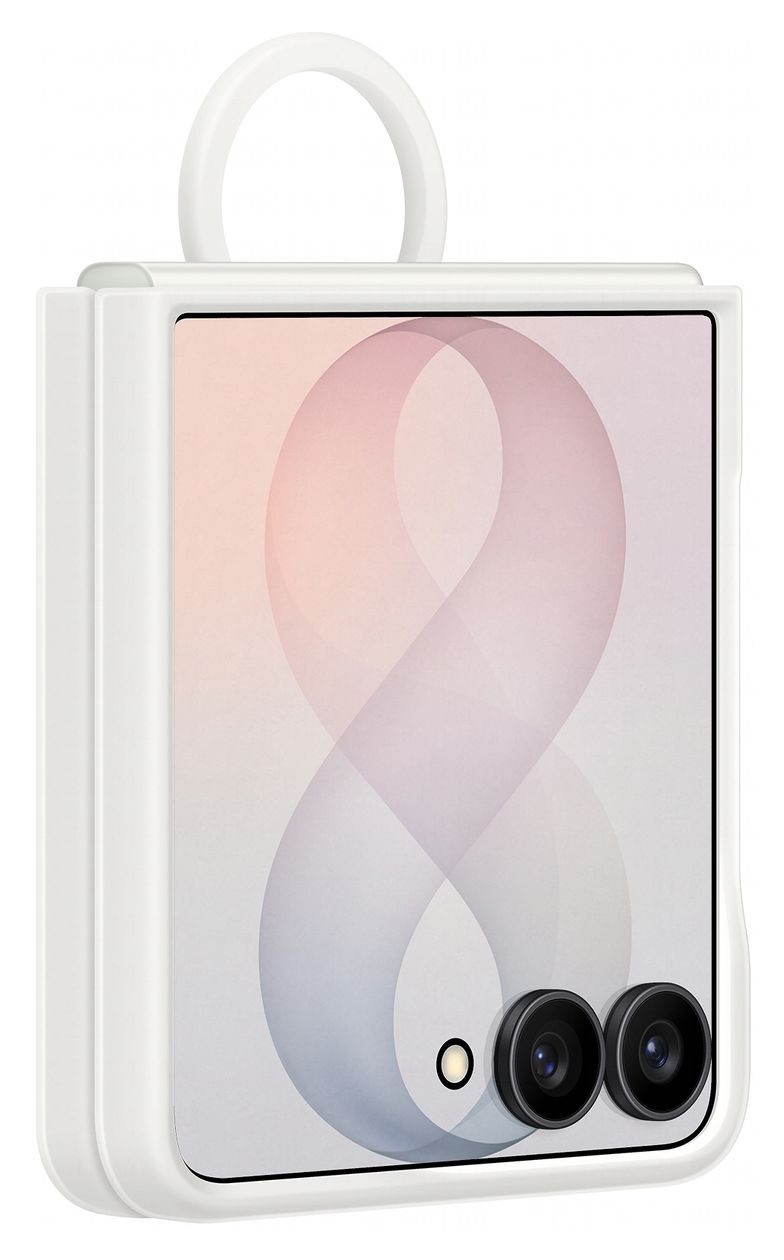 Silicone Magnet Case Cover für Samsung Z Flip8  (Weiß) 