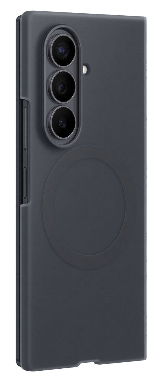 Silicone Magnet Case Cover für Samsung Z Fold8  (Schwarz) 