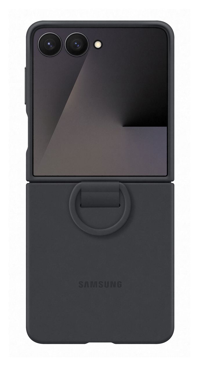 Silicone Ring Case Cover für Samsung Samsung  (Schwarz) 