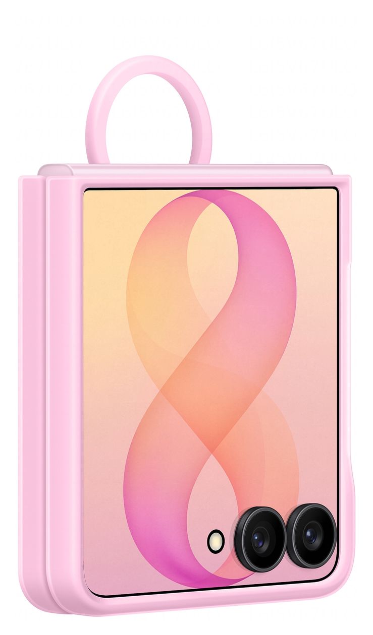 Slim Magnet Case Cover für Samsung Z Flip8  (Pink) 