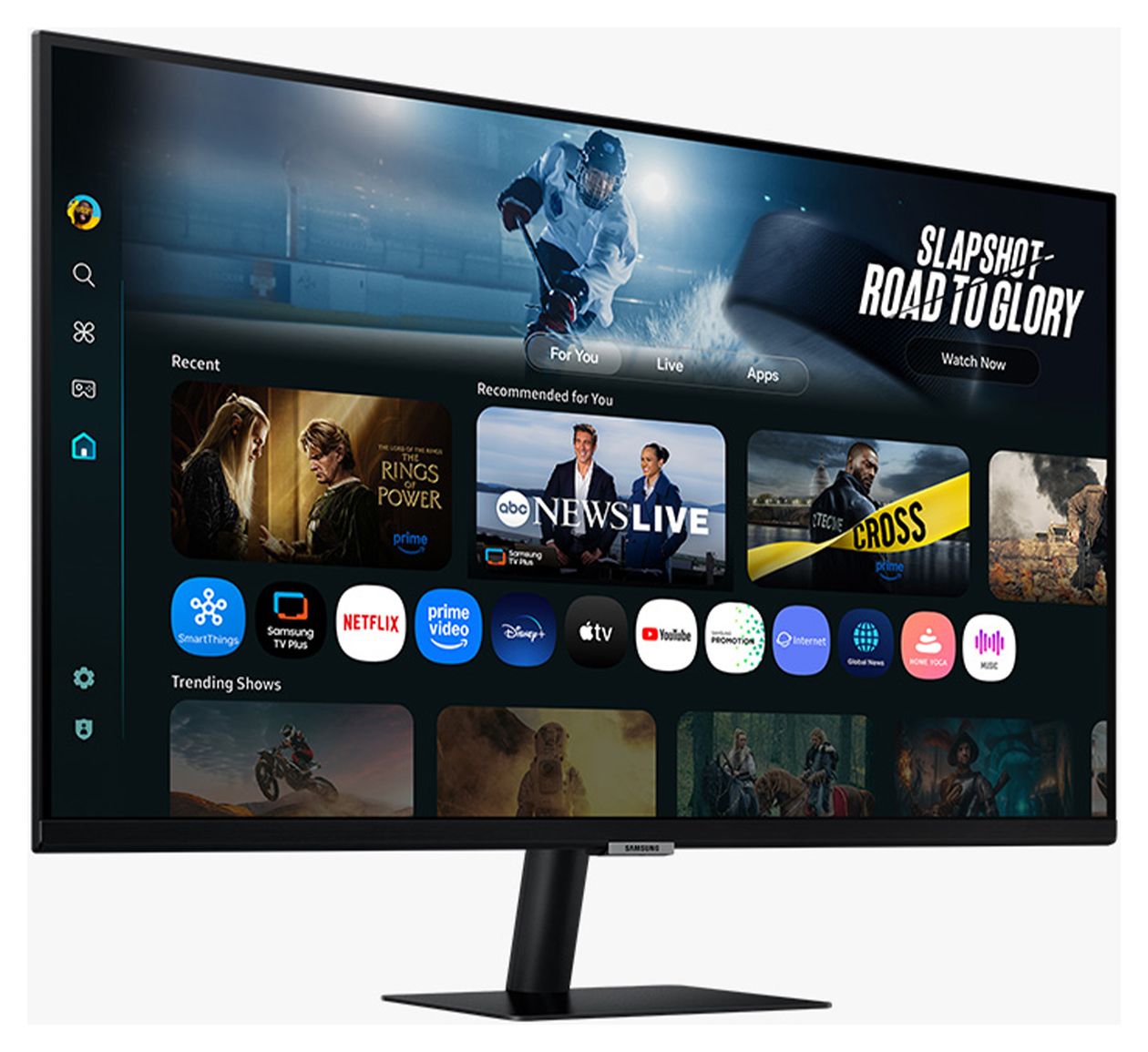 Smart Monitor M7 LS32FM700UU 4K Ultra HD Monitor 81,3 cm (32 Zoll) 16:9 4 ms 300 cd/m²  (Schwarz) 