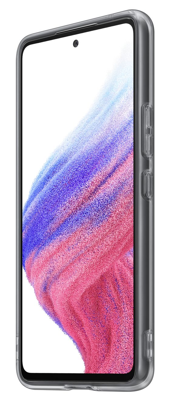 Soft Clear Cover für Samsung Galaxy A53 5G  (Schwarz) 