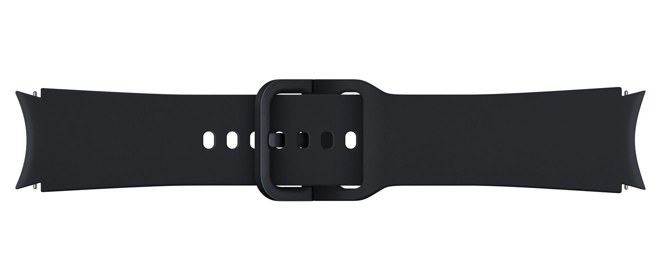Sport Band Armband 24,4 mm Samsung Galaxy Watch4, Galaxy Watch4 Classic  (Schwarz) 