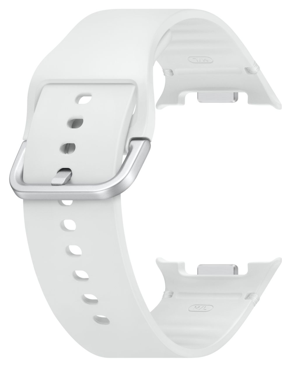 Sport Band (M/L) Armband M/L Samsung Galaxy Watch8 | Watch8 Classic  (Weiß) 