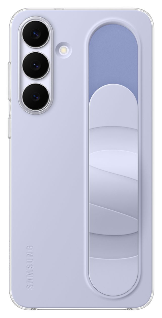 Standing Grip Case Cover für Samsung Galaxy S25 FE  (Hellblau) 
