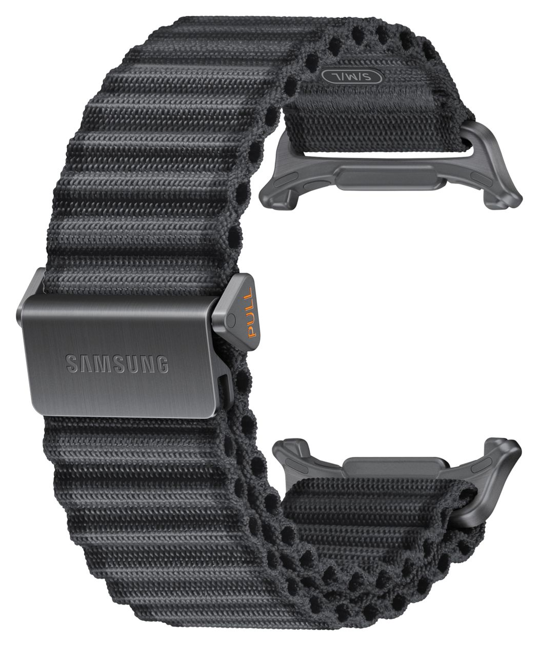 Trail Band Armband  52 mm Samsung Galaxy Watch Ultra2  (Schwarz) 
