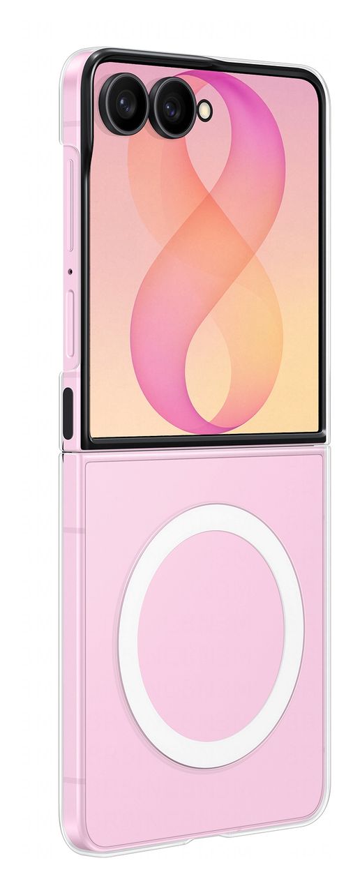 Ultra Clear Magnet Case Cover für Samsung Z Flip8  (Transparent) 