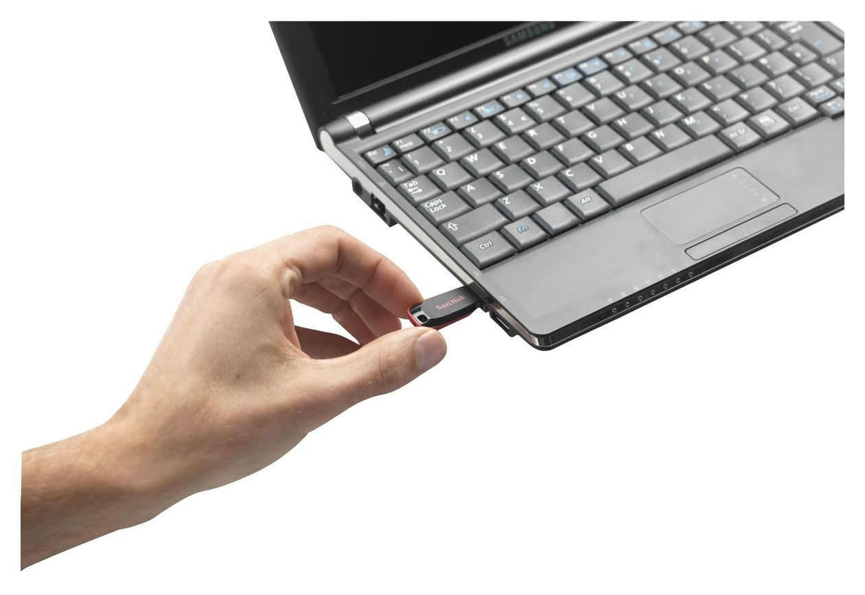 Cruzer Blade USB Typ-A Stick 128 GB  (Schwarz, Rot) 