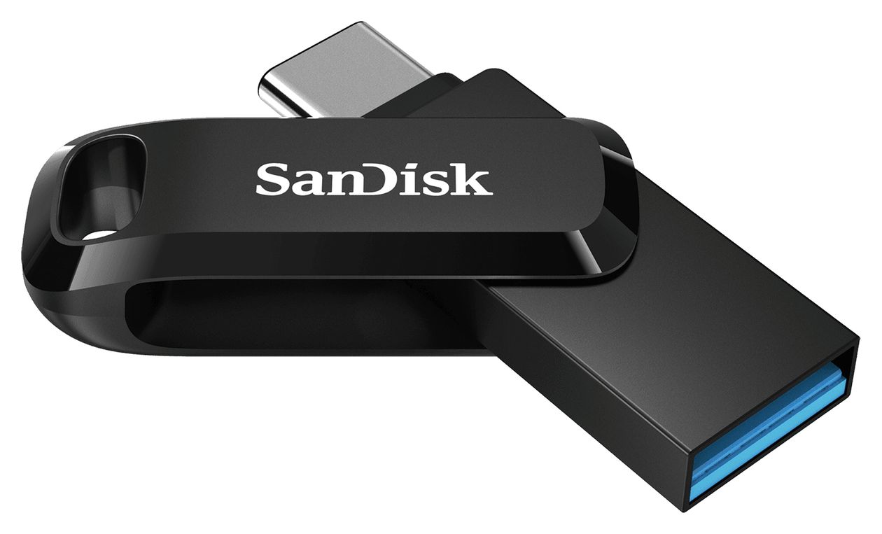 Ultra Dual Drive Go USB Type-A / USB Type-C Stick 512 GB  (Schwarz) 