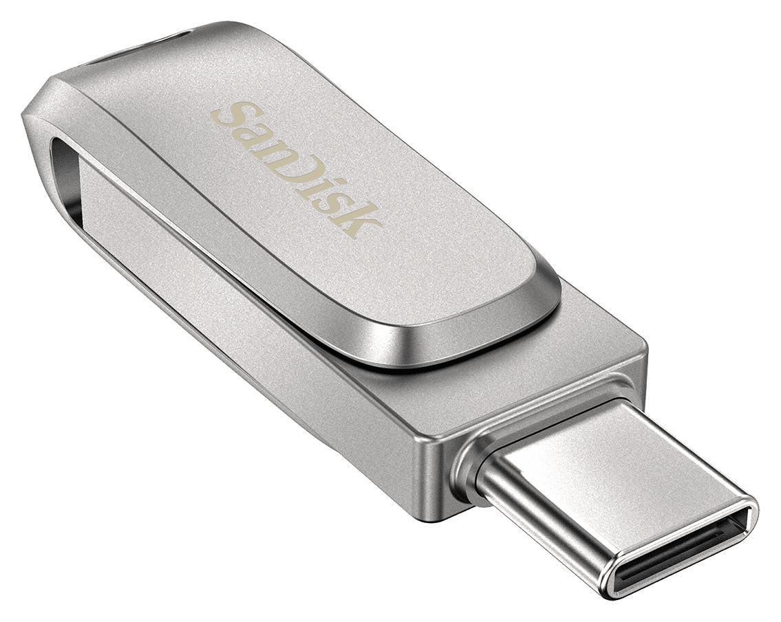 Ultra Dual Drive Luxe USB Type-A / USB Type-C Stick 32 GB  (Edelstahl) 