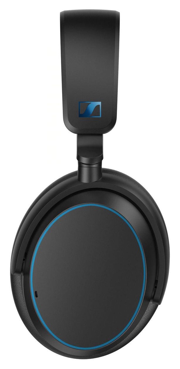 Accentum Wireless Over Ear Bluetooth Kopfhörer kabellos USB Typ-C  (Schwarz, Blau) 